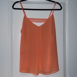 (NWOT) size medium orange Naked Zebra top